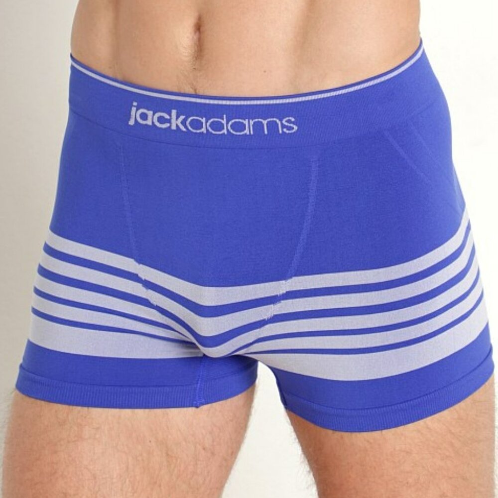 NWT Jack Adams Body Flex Boxer Brief – Size M, Royal/White